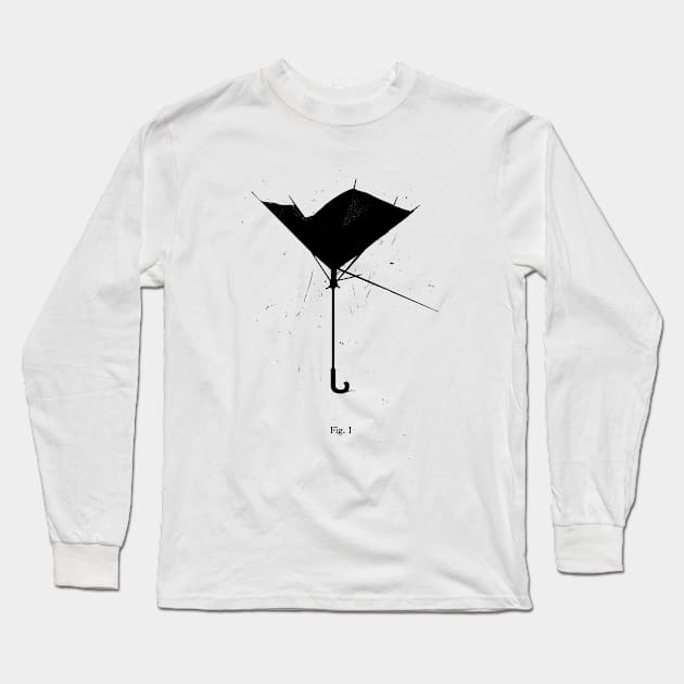 Fig.1: Broken Umbrella Long Sleeve T-Shirt by winklepicker